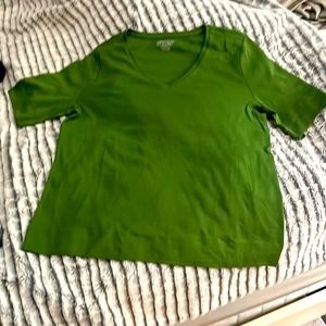 Chicos short sleeve cotton tee. Size 2.